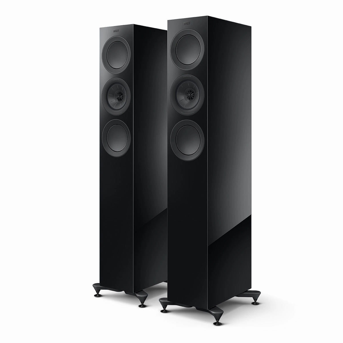 KEF R5 Meta Floorstanding Speaker - Pair (Gloss Black)