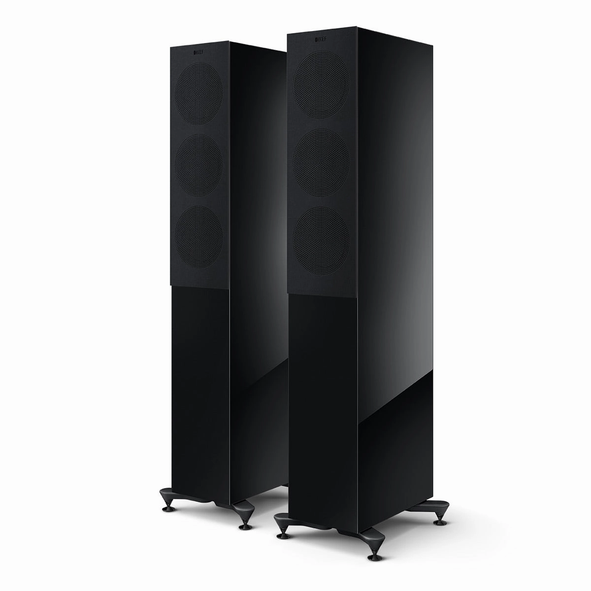 KEF R5 Meta Floorstanding Speaker - Pair (Gloss Black)