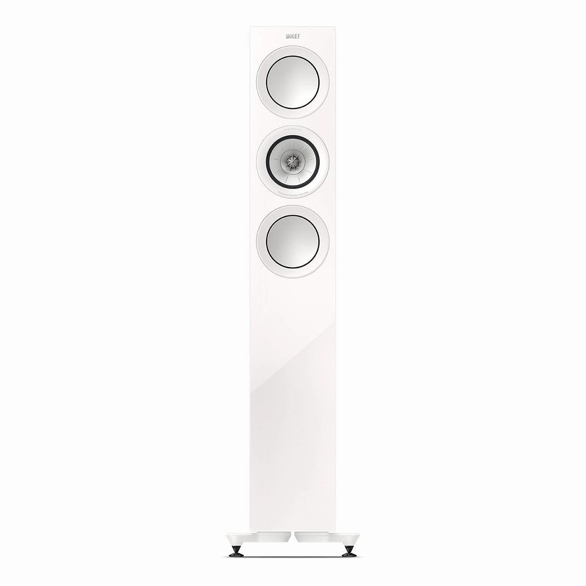 KEF R5 Meta Floorstanding Speaker - Pair (Gloss White)