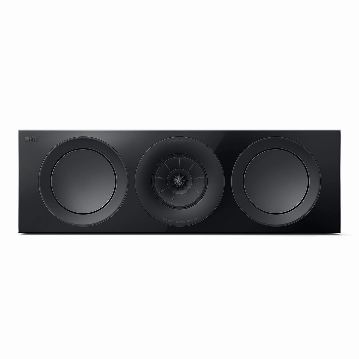 KEF R6 Meta Center Channel Speaker (Gloss Black)