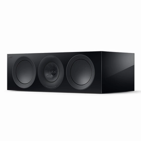 KEF R6 Meta Center Channel Speaker (Gloss Black) Center Channel Speakers,Home Theater Center,Dialog Speakers