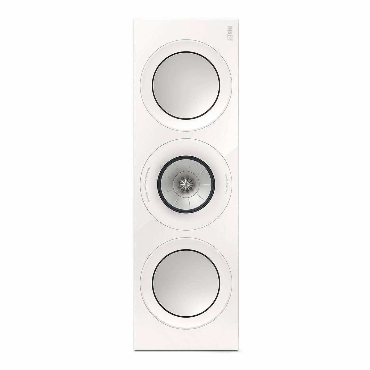 KEF R6 Meta Center Channel Speaker (Gloss White)