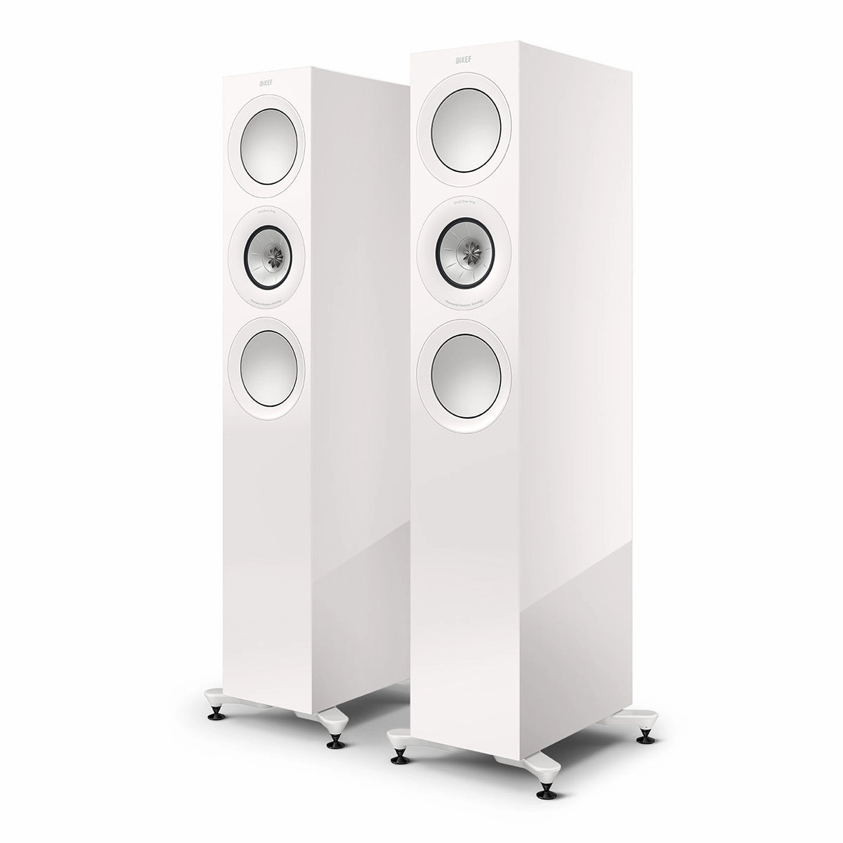 KEF R7 Meta Floorstanding Speaker - Each (Gloss White)