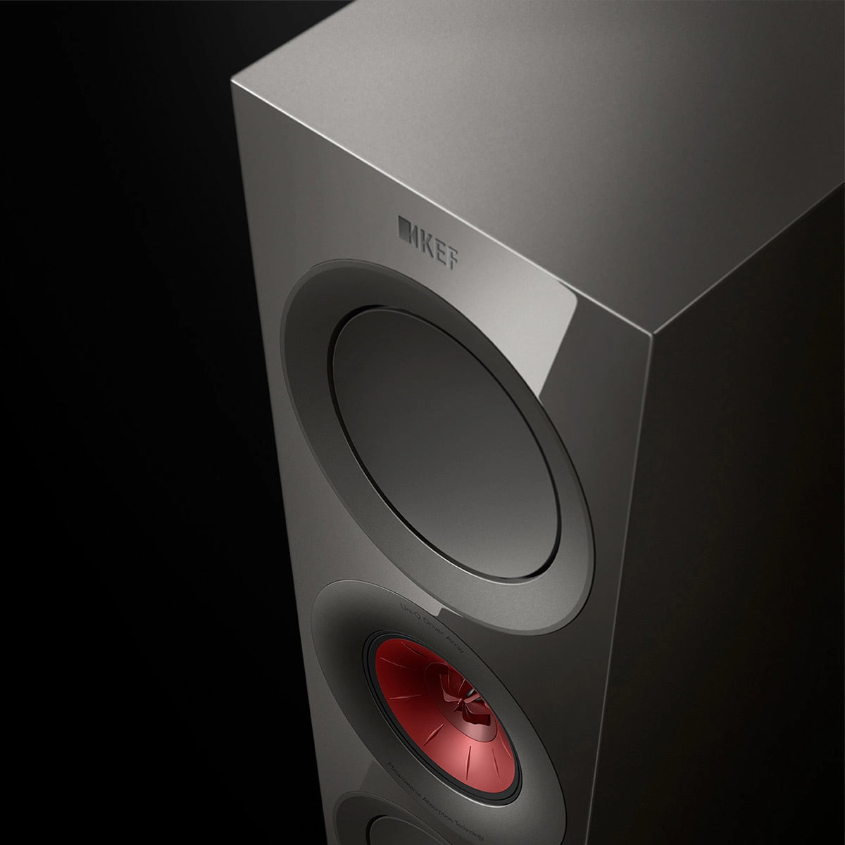 KEF R7 Meta Floorstanding Speaker - Pair (Gloss Titanium Limited Edition)