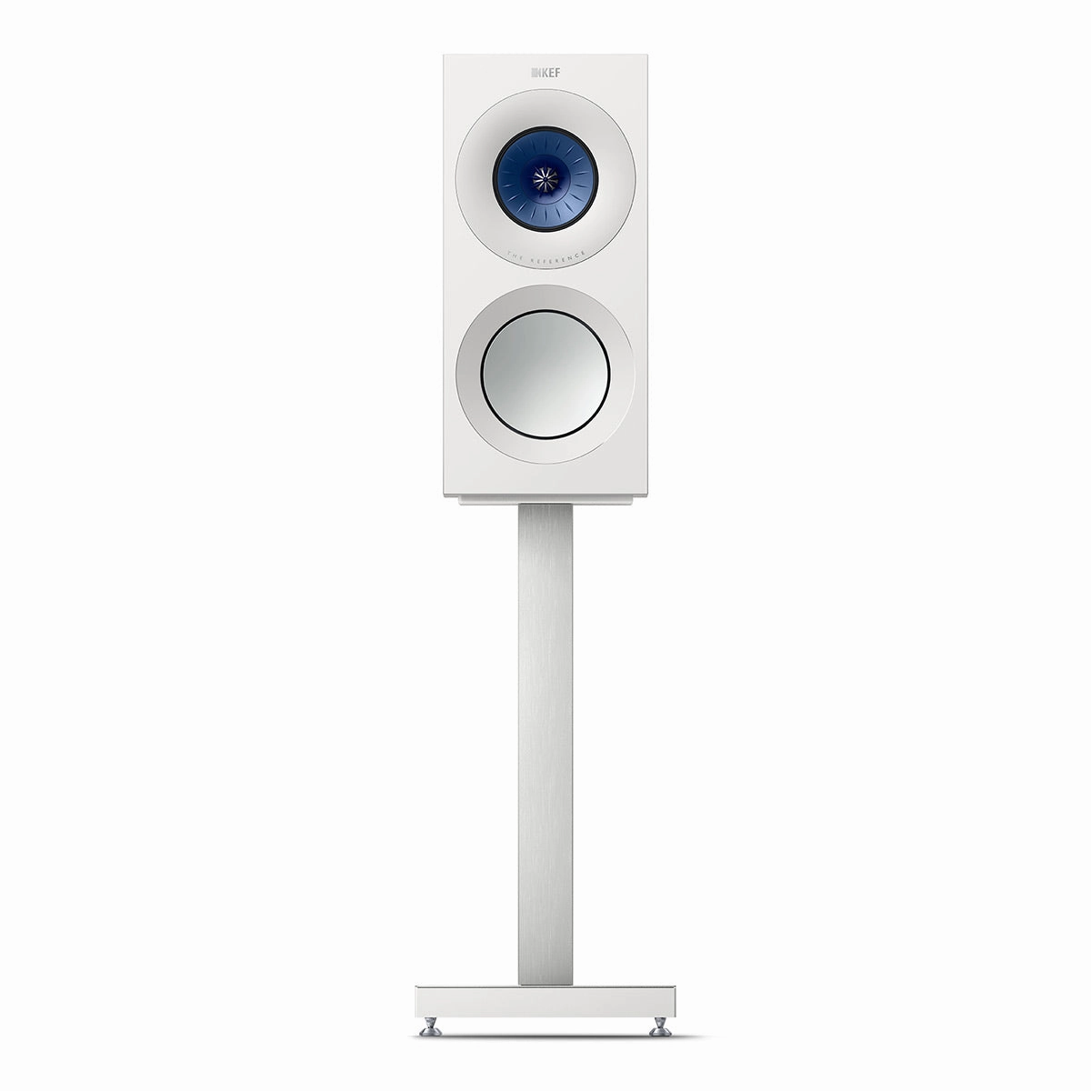 KEF Reference 1 Meta Bookshelf Speaker - Pair (High-Gloss White/Blue)