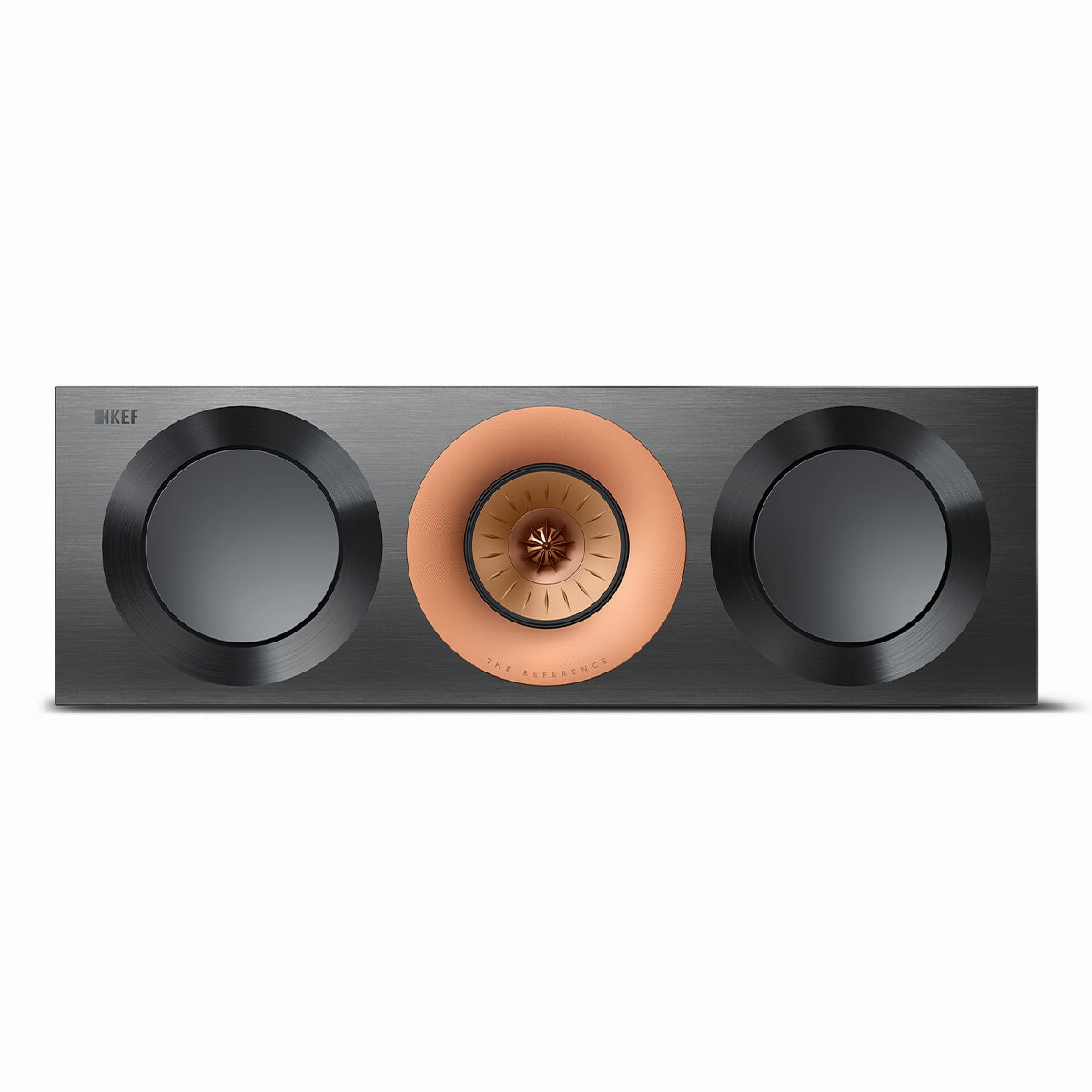 KEF Reference 2 Center Channel Speaker - Each (High-Gloss Black/Copper)