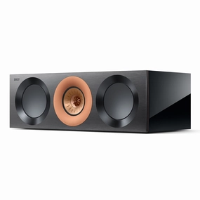 KEF Reference 2 Center Channel Speaker - Each (High-Gloss Black/Copper) Center Channel Speakers,Home Theater Center,Dialog Speakers