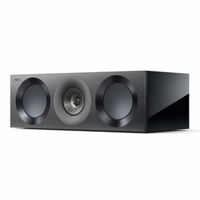 KEF Reference 2 Center Channel Speaker - Each (High-Gloss Black/Grey) Center Channel Speakers,Home Theater Center,Dialog Speakers