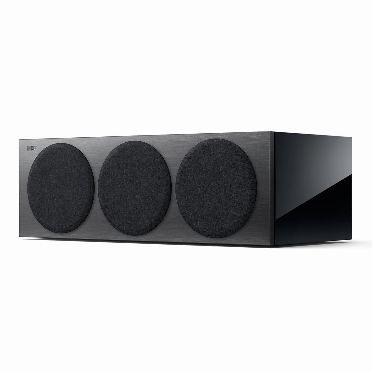 KEF Reference 2 Center Channel Speaker - Each (High-Gloss Black/Grey)