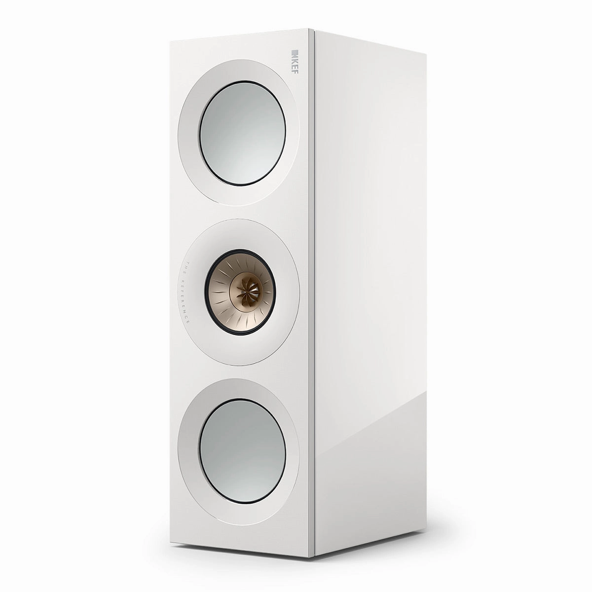 KEF Reference 2 Center Channel Speaker - Each (High-Gloss White/Champagne)