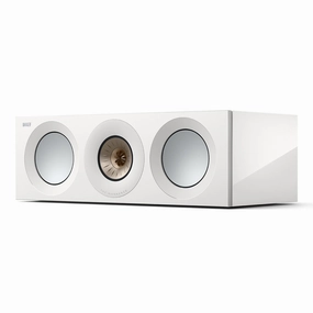 KEF Reference 2 Center Channel Speaker - Each (High-Gloss White/Champagne) Center Channel Speakers,Home Theater Center,Dialog Speakers