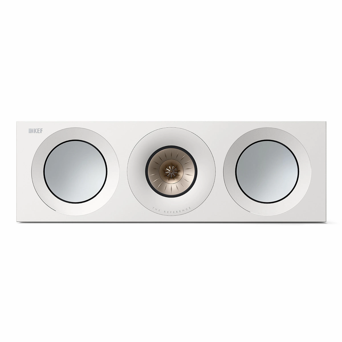 KEF Reference 2 Center Channel Speaker - Each (High-Gloss White/Champagne)