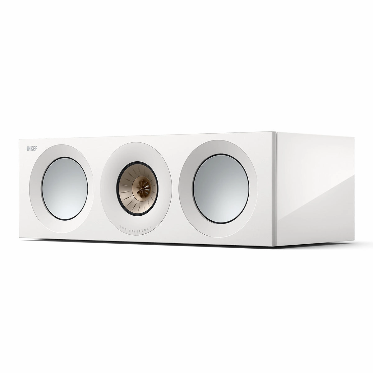 KEF Reference 2 Center Channel Speaker - Each (High-Gloss White/Champagne) Center Channel Speakers,Home Theater Center,Dialog Speakers