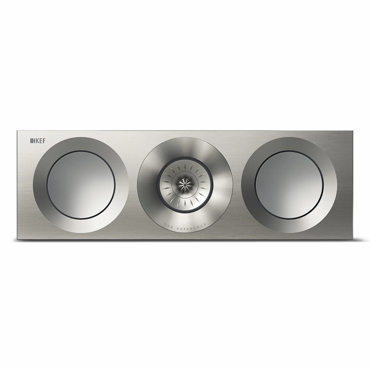 KEF Reference 2 Center Channel Speaker - Each (Satin Walnut/Silver)