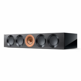 KEF Reference 4 Meta Center Channel Speaker (High-Gloss Black/Copper) Center Channel Speakers,Home Theater Center,Dialog Speakers