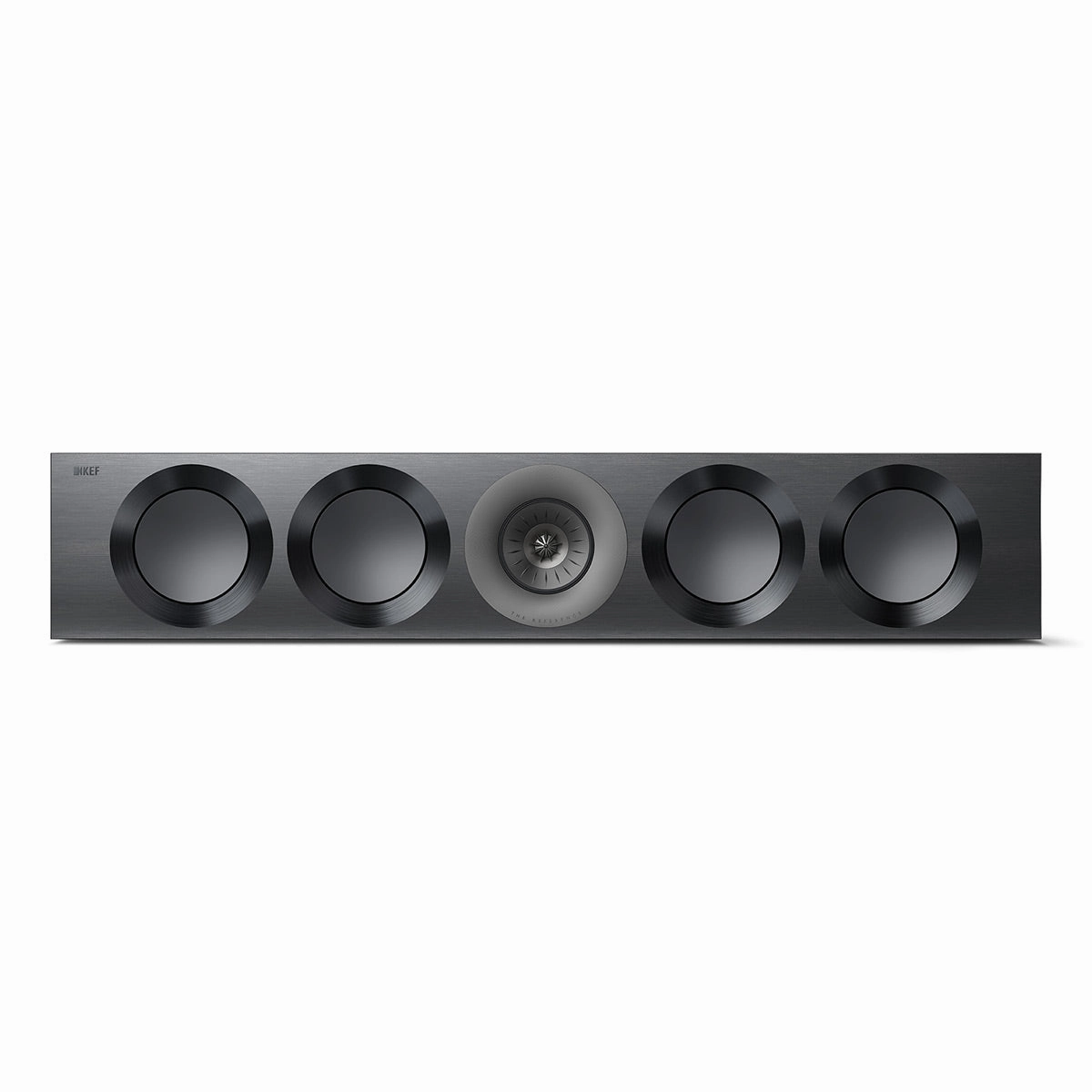 KEF Reference 4 Meta Center Channel Speaker (High-Gloss Black/Grey)