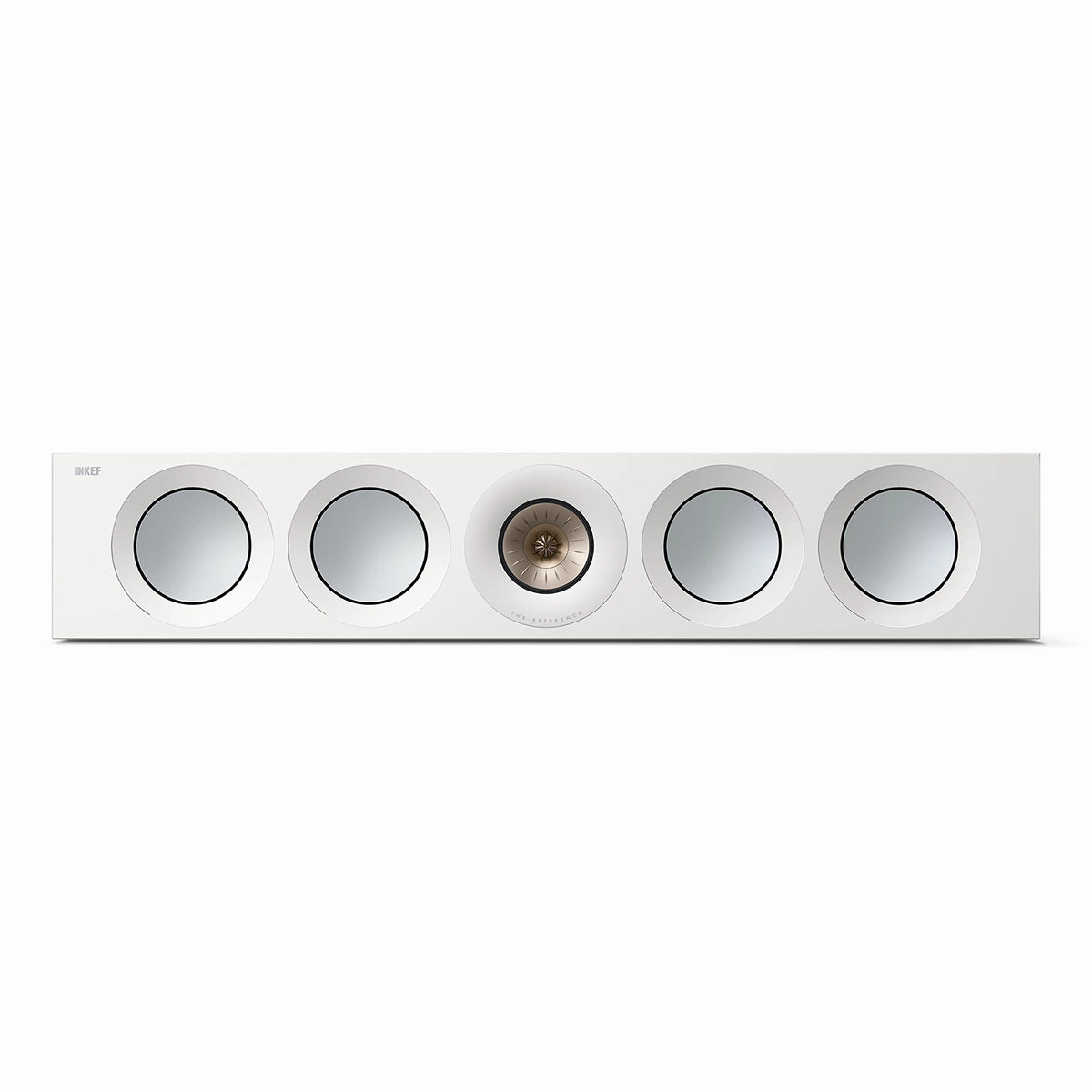 KEF Reference 4 Meta Center Channel Speaker (High-Gloss White/Champagne)
