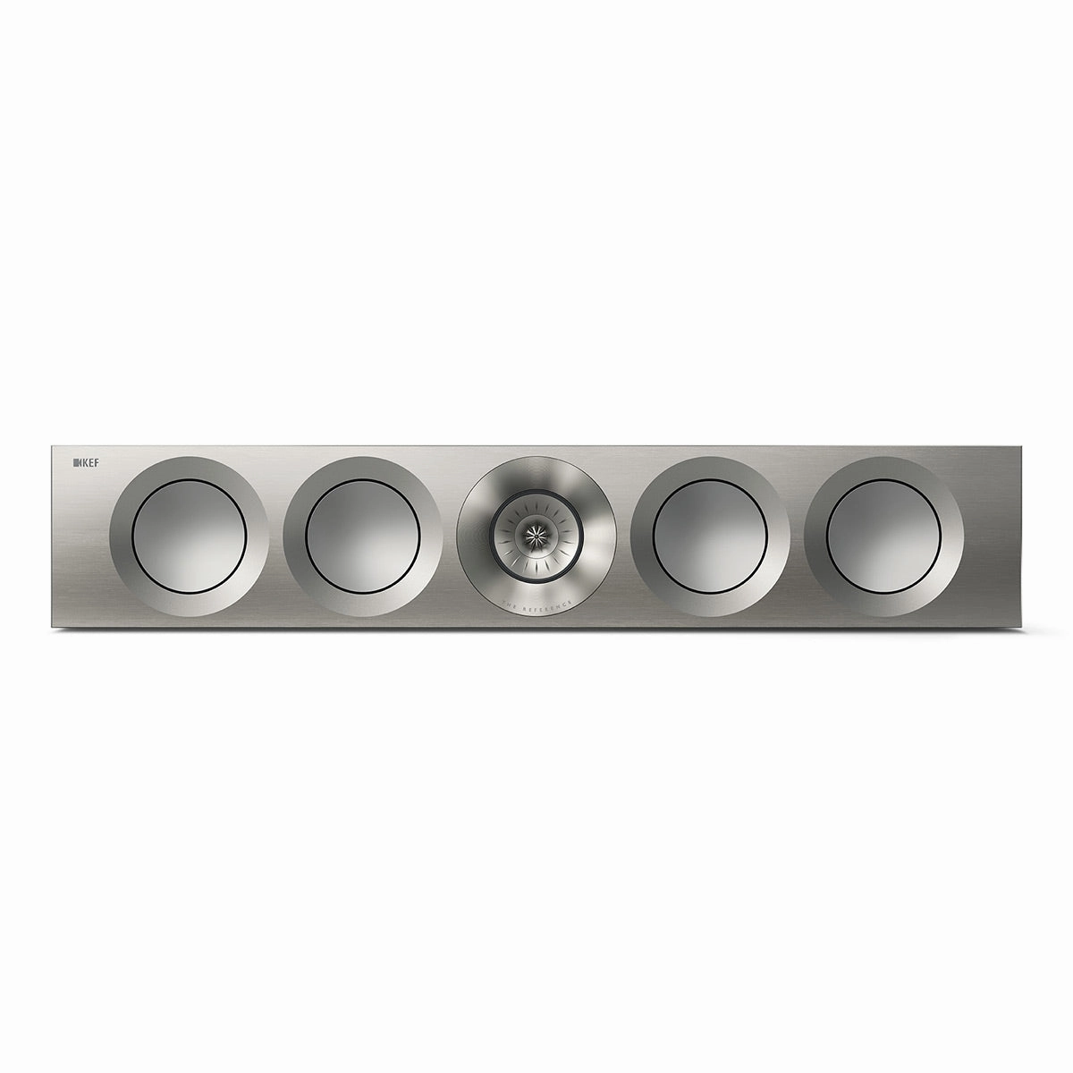 KEF Reference 4 Meta Center Channel Speaker (Satin Walnut/Silver)