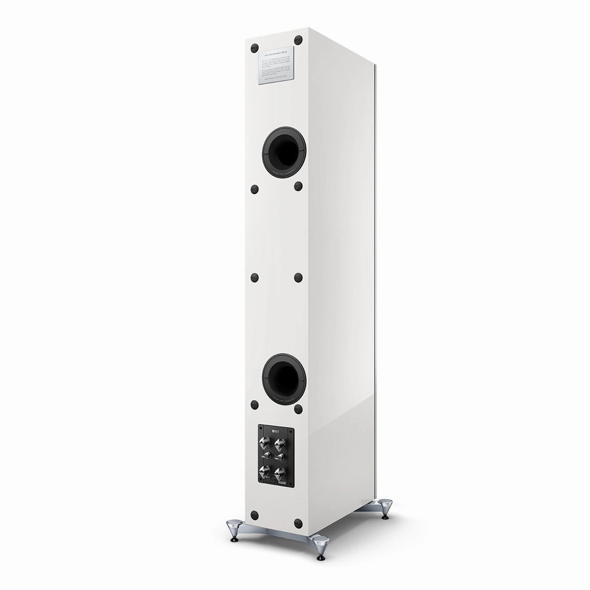 KEF Reference 5 Meta Floorstanding Speaker - Pair (High-Gloss White/Blue)