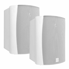 KEF Ventura 6 6.5 Inch All-Weather Outdoor Speakers - Pair (White) Outdoor Speakers,Weatherproof Audio,Patio Sound Systems