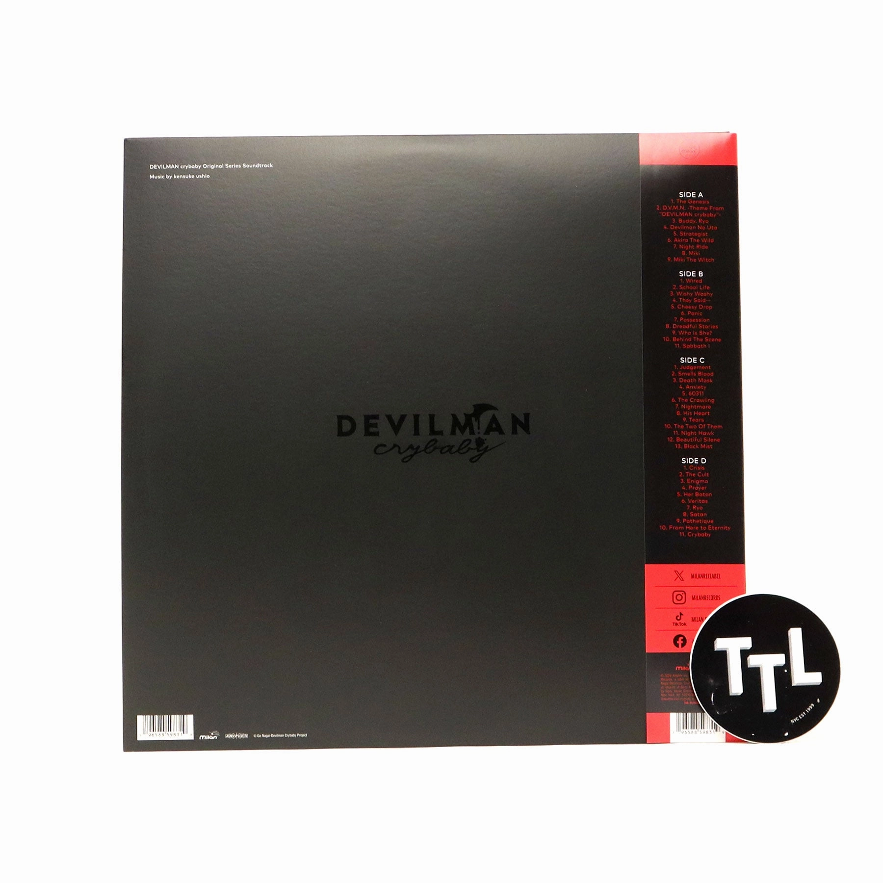 Kensuke Ushio: Devilman Crybaby Soundtrack (Colored Vinyl) Vinyl 2LP