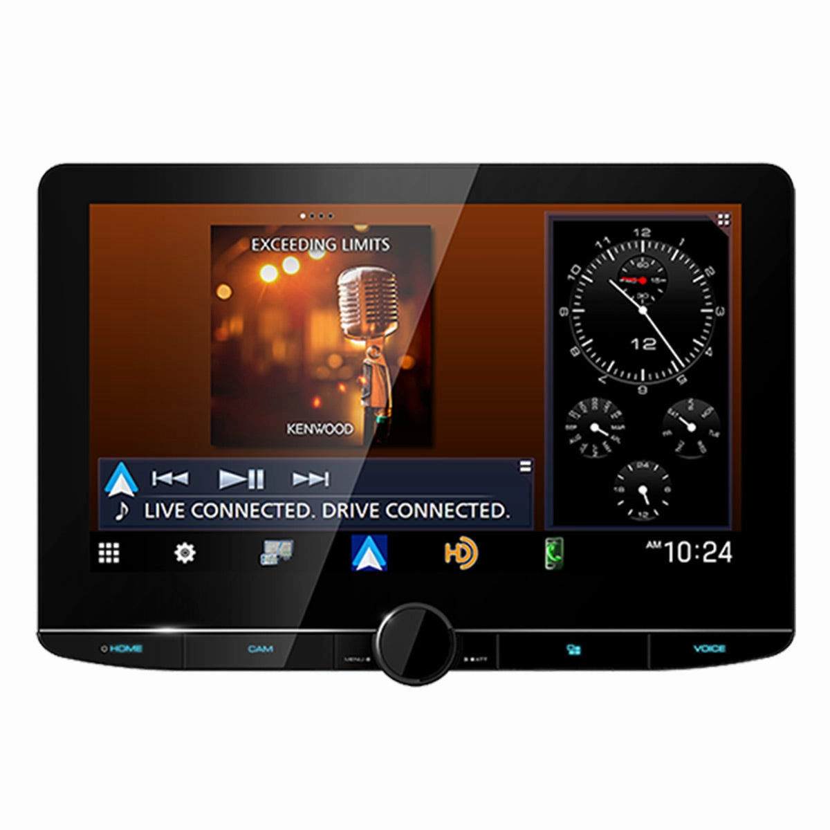 Kenwood DAX1050XR eXcelon Reference 10.1 Inch OEM Replacement Digital Multimedia Receiver