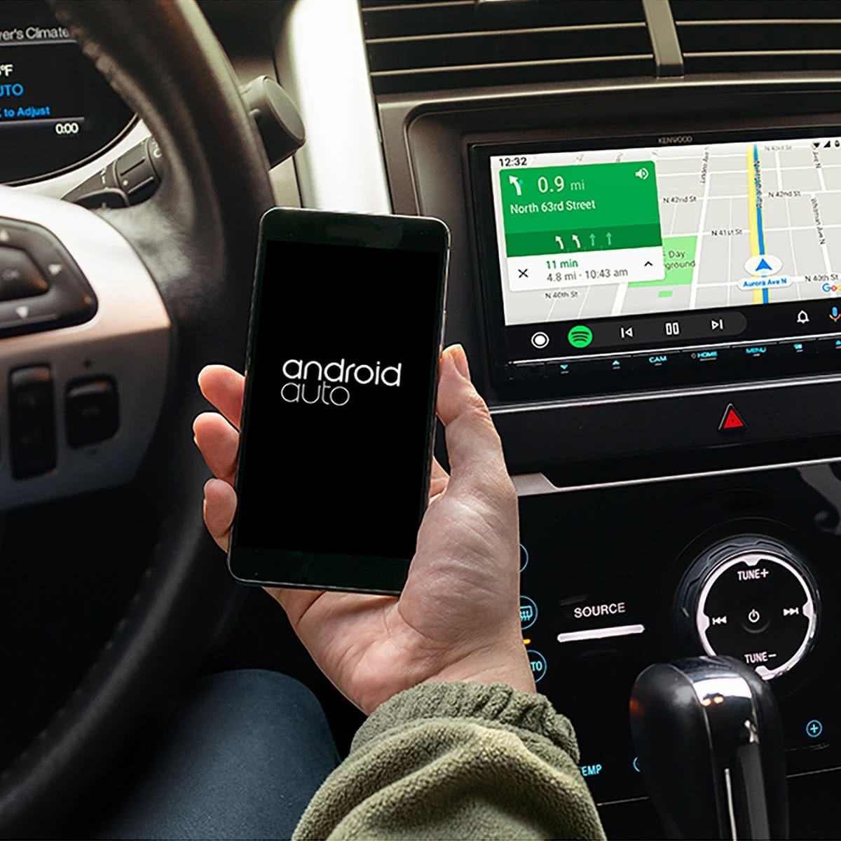 Kenwood DDX9707S Stereo Receiver w/ Apple CarPlay and Android Auto