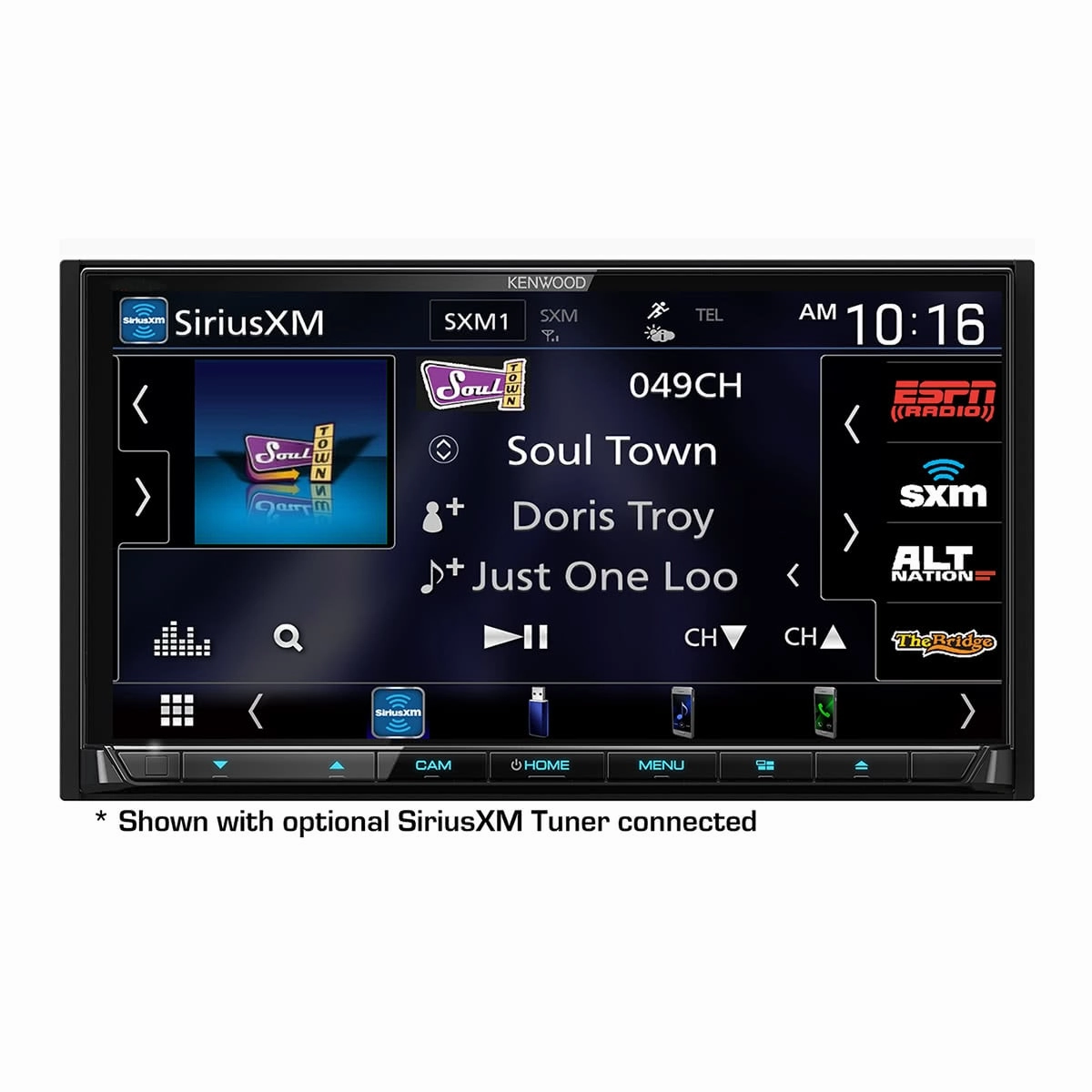 Kenwood DDX9707S Stereo Receiver w/ Apple CarPlay and Android Auto
