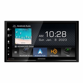 Kenwood DMX709S eXcelon 6.8" Digital Multimedia Bluetooth Touchscreen Receiver with Apple CarPlay,Andriod Auto, and HD Radio Car audio,Automotive Audio,Car Stereo