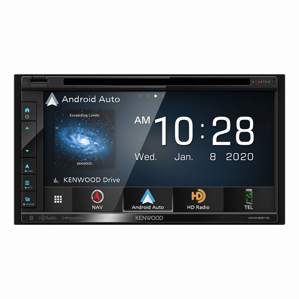 Kenwood DNX697S 6.8" CD/DVD Garmin Navigation Touchscreen Receiver w/ Apple CarPlay and Android Auto Car audio,Automotive Audio,Car Stereo