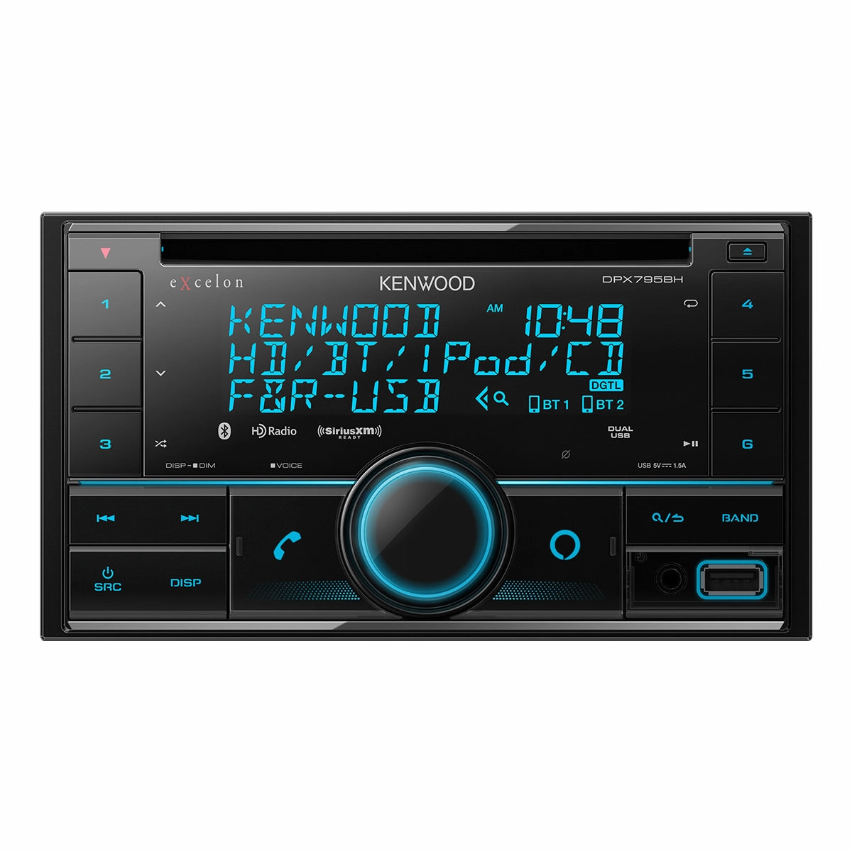 Kenwood DPX795BH CD Receiver with Amazon Alexa Built-In, Bluetooth & HD Radio Car audio,Automotive Audio,Car Stereo