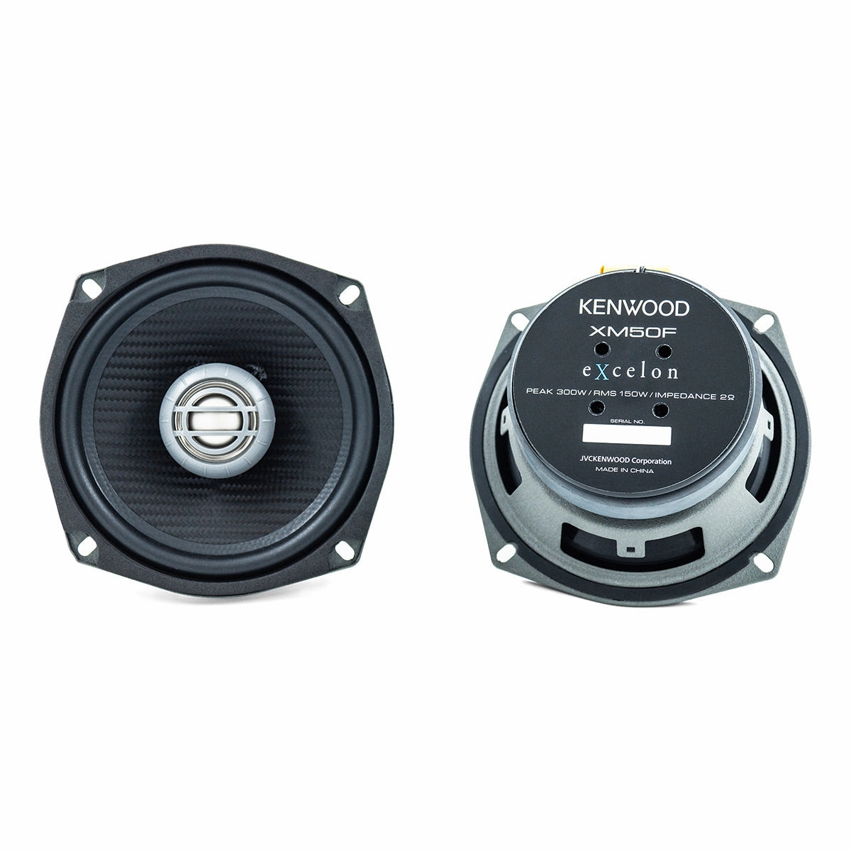 Kenwood Excelon XM50F 5.25" Motorcycle Speakers for 98'-13' Harley-Davidson Motorcycles - Pair