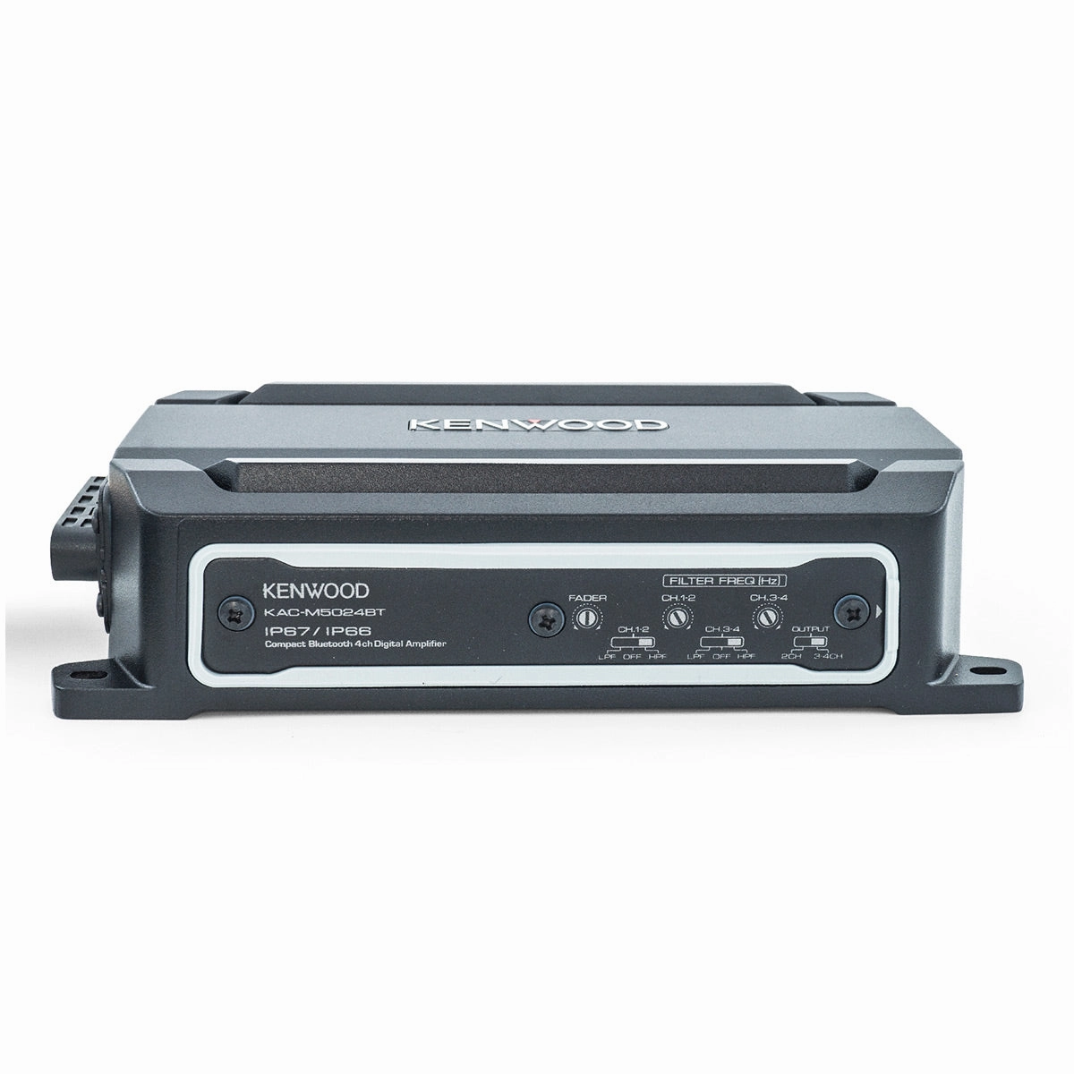 Kenwood KAC-M5024BT Compact 4-Channel Bluetooth Digital Marine & Motorsport Amplifier