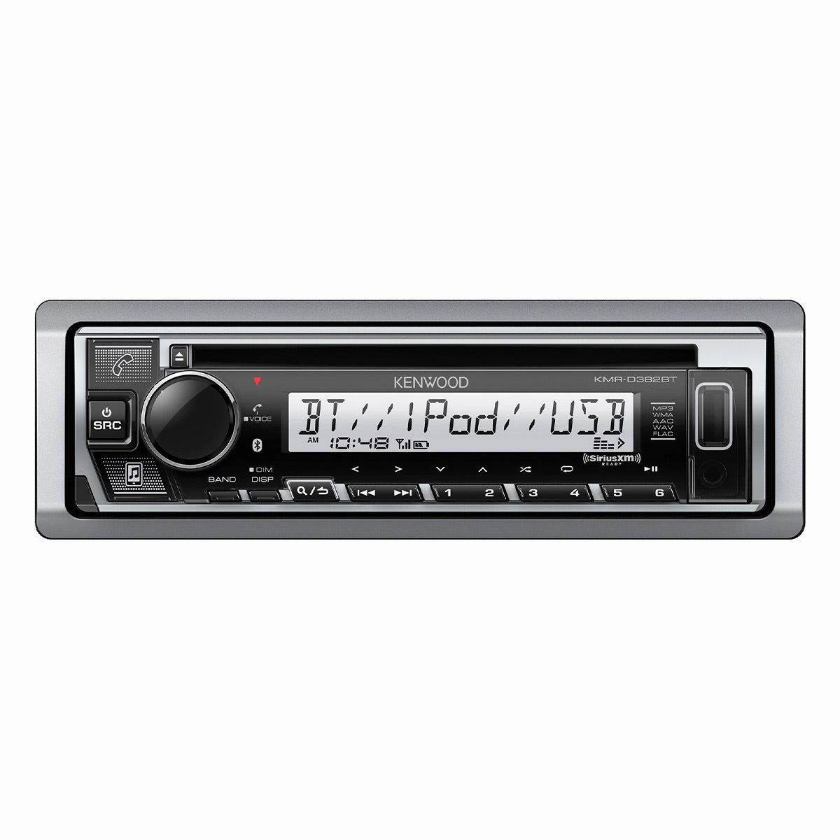 Kenwood KMR-D382BT Marine CD Receiver with Bluetooth & Conformal Coating Marine stereos & amplifiers,Waterproof Audio,Marine Electronics