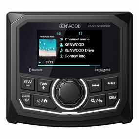 Kenwood KMR-M300BT Marine & Motorsport Waterproof Digital Media Receiver with Corrosion Resistance & Bluetooth Marine stereos & amplifiers,Waterproof Audio,Marine Electronics