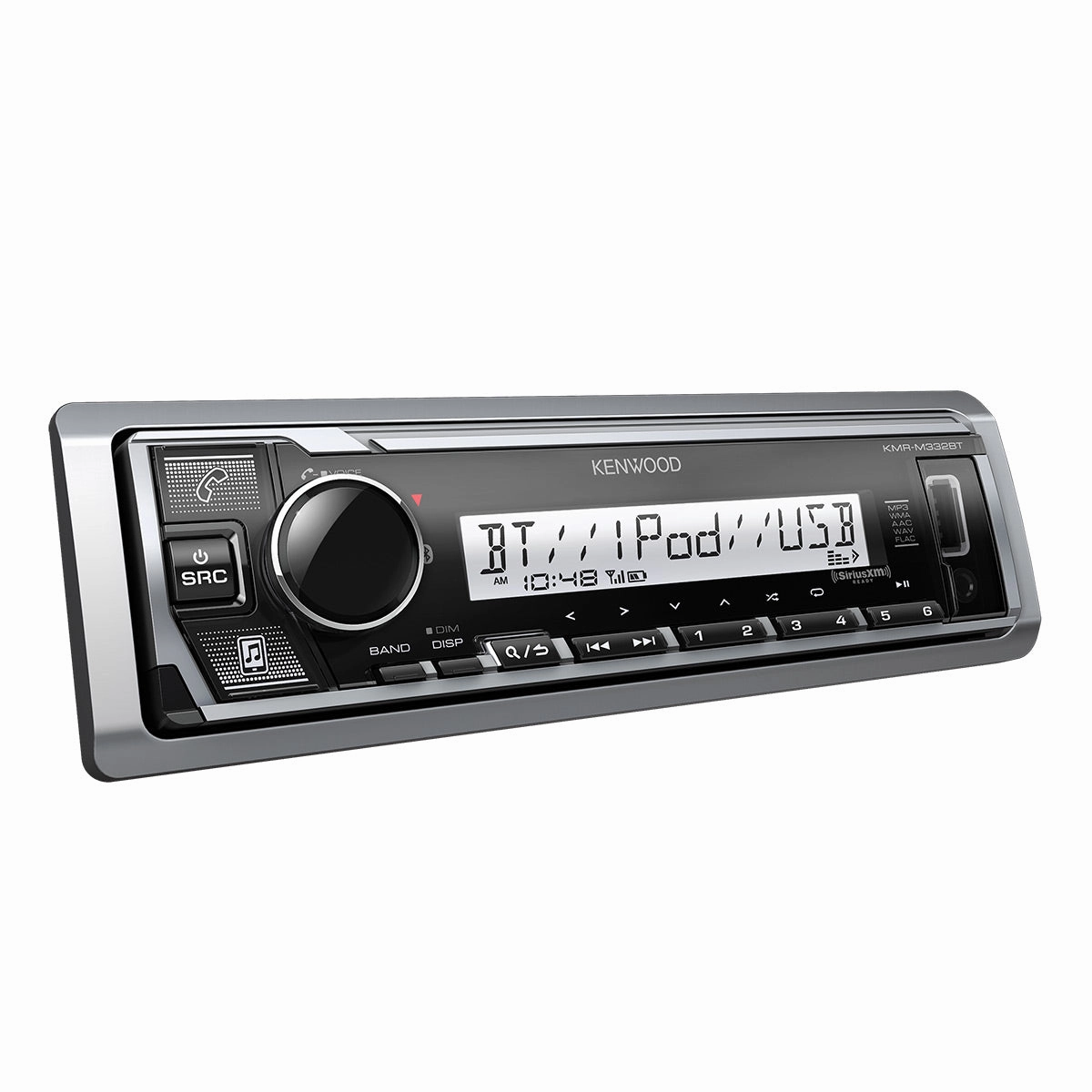 Kenwood KMR-M332BT Marine Digital Media Receiver with Bluetooth