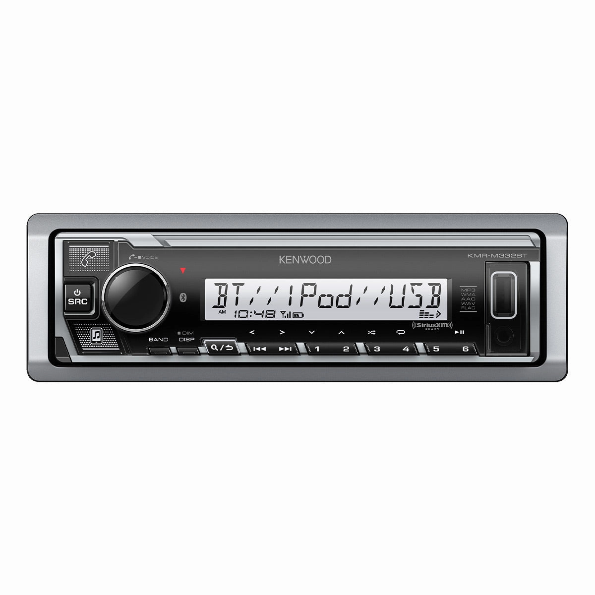 Kenwood KMR-M332BT Marine Digital Media Receiver with Bluetooth Marine stereos & amplifiers,Waterproof Audio,Marine Electronics