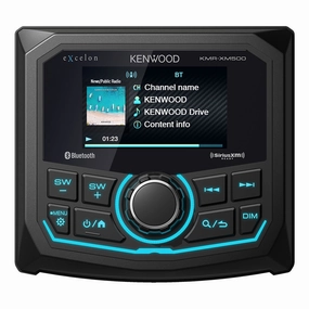 Kenwood KMR-XM500 eXcelon Marine & Motorsport Waterproof Digital Media Receiver with Corrosion Resistance & Bluetooth Marine stereos & amplifiers,Waterproof Audio,Marine Electronics