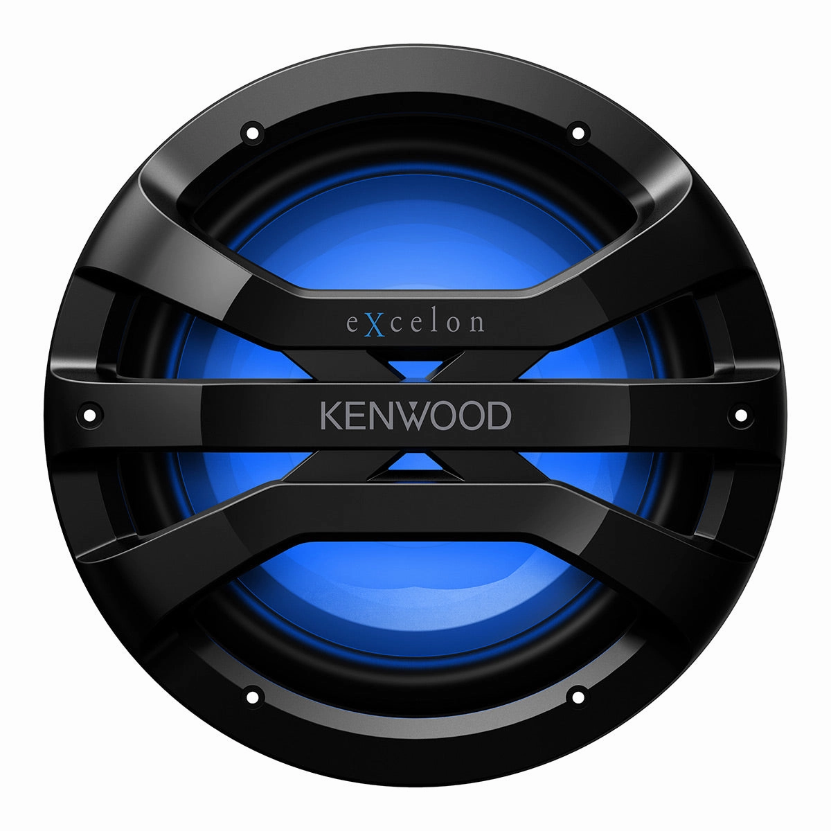 Kenwood XM1041BL eXcelon Motorsports 10" All-Weather Outdoor Subwoofer with Adjustable Lighting - Each (Black)