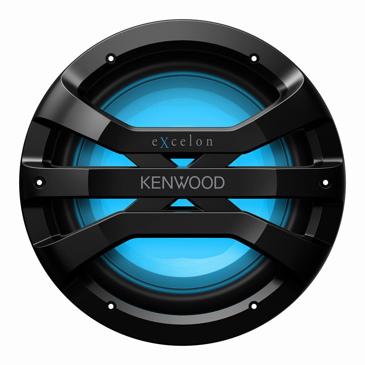 Kenwood XM1041BL eXcelon Motorsports 10" All-Weather Outdoor Subwoofer with Adjustable Lighting - Each (Black)