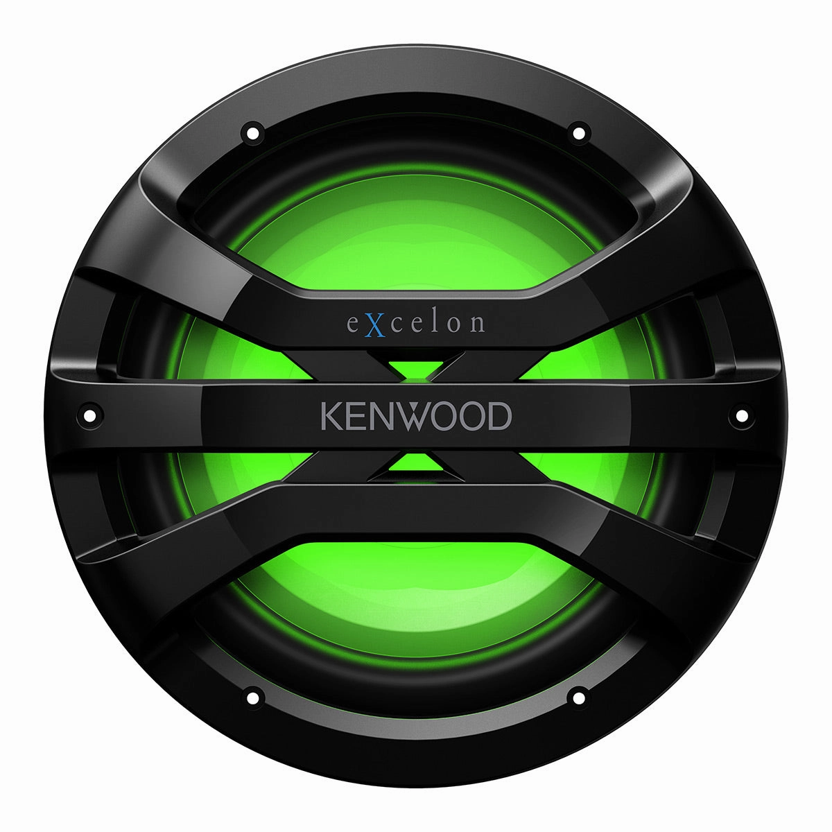 Kenwood XM1041BL eXcelon Motorsports 10" All-Weather Outdoor Subwoofer with Adjustable Lighting - Each (Black)