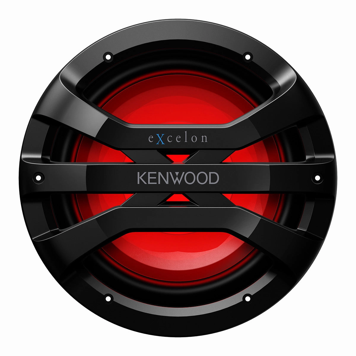 Kenwood XM1041BL eXcelon Motorsports 10" All-Weather Outdoor Subwoofer with Adjustable Lighting - Each (Black)