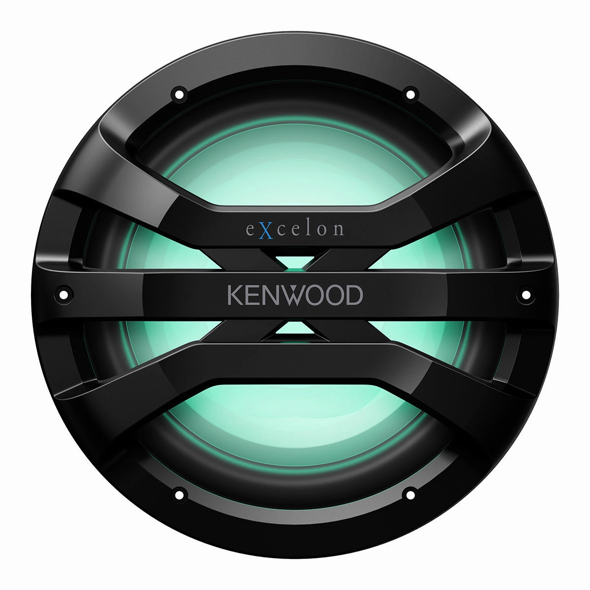 Kenwood XM1041BL eXcelon Motorsports 10" All-Weather Outdoor Subwoofer with Adjustable Lighting - Each (Black)
