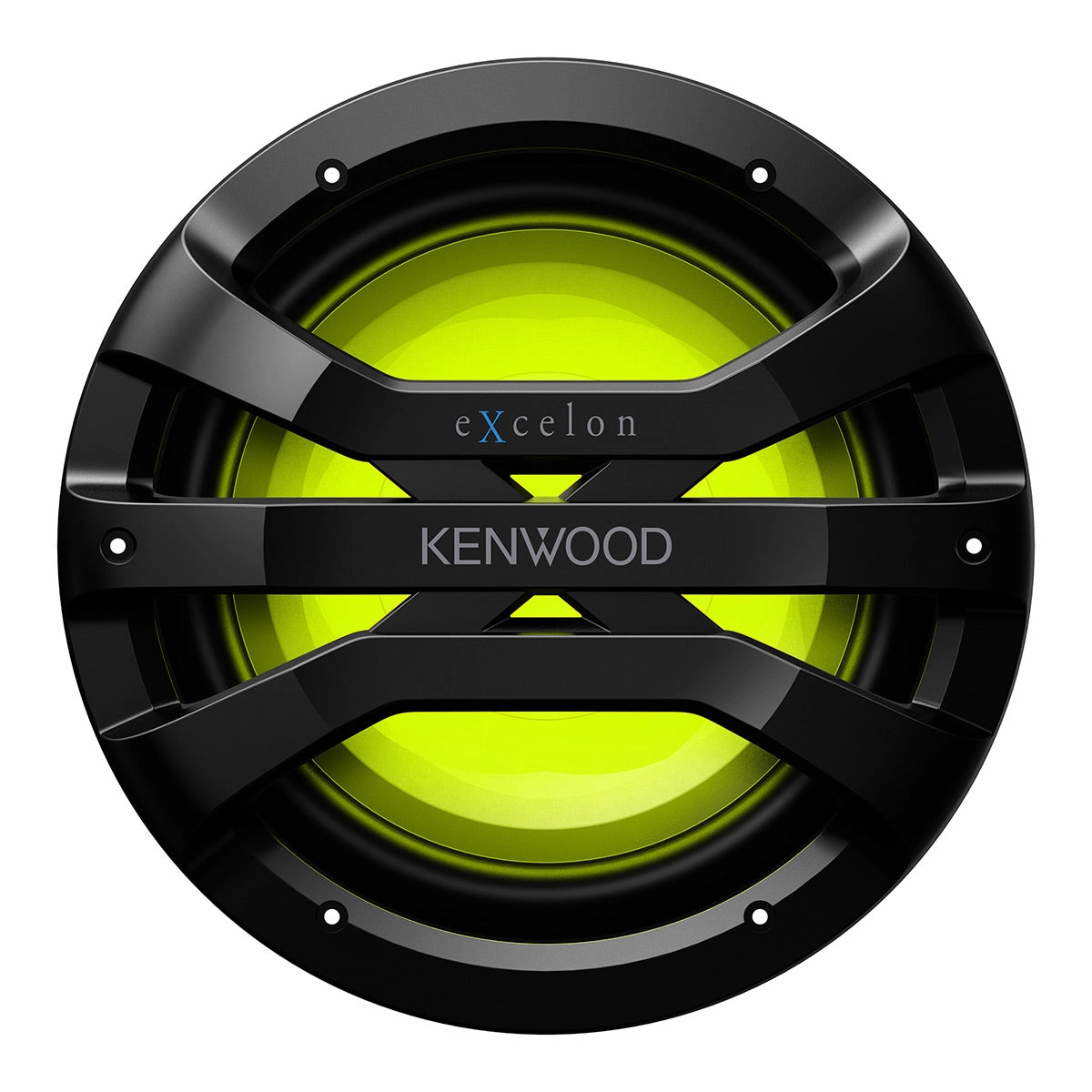 Kenwood XM1041BL eXcelon Motorsports 10" All-Weather Outdoor Subwoofer with Adjustable Lighting - Each (Black)
