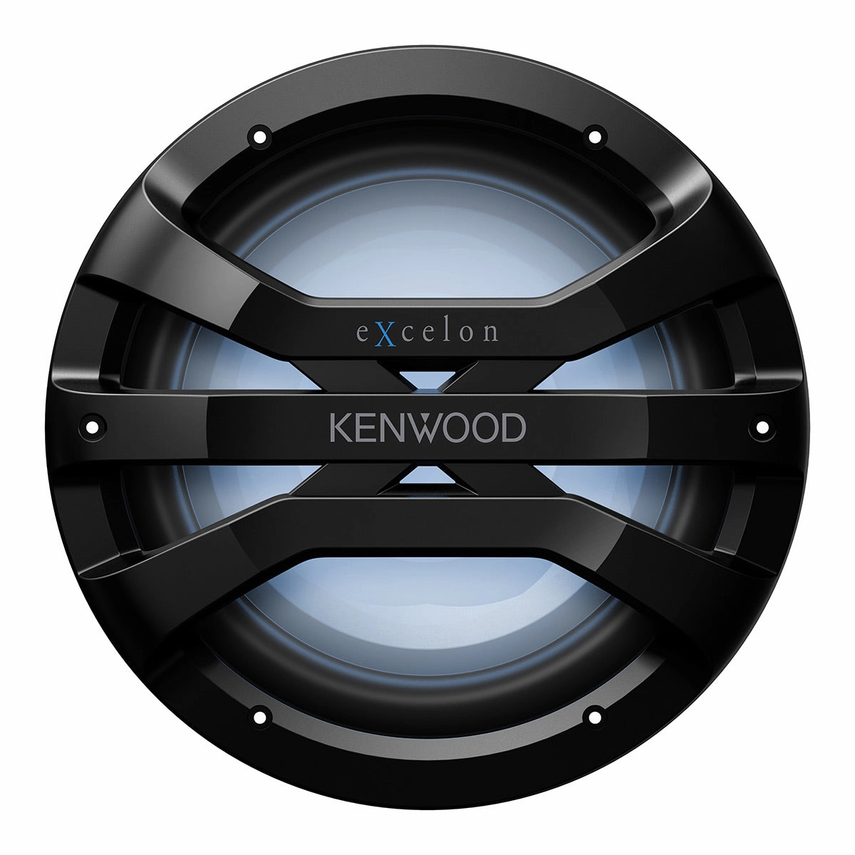 Kenwood XM1041BL eXcelon Motorsports 10" All-Weather Outdoor Subwoofer with Adjustable Lighting - Each (Black)