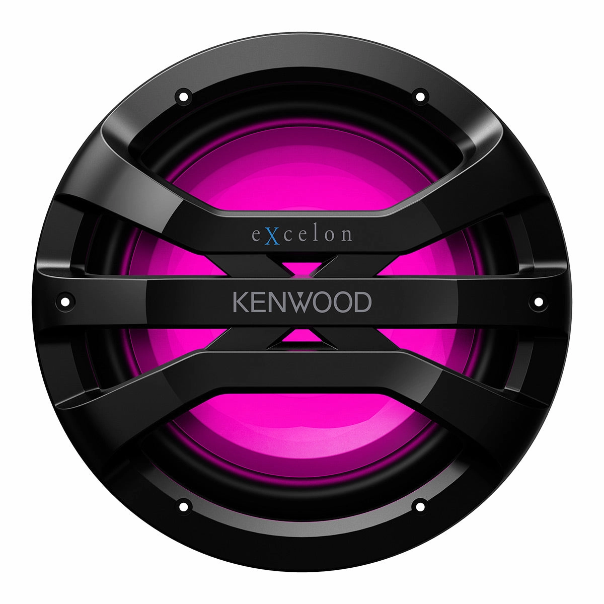 Kenwood XM1041BL eXcelon Motorsports 10" All-Weather Outdoor Subwoofer with Adjustable Lighting - Each (Black)