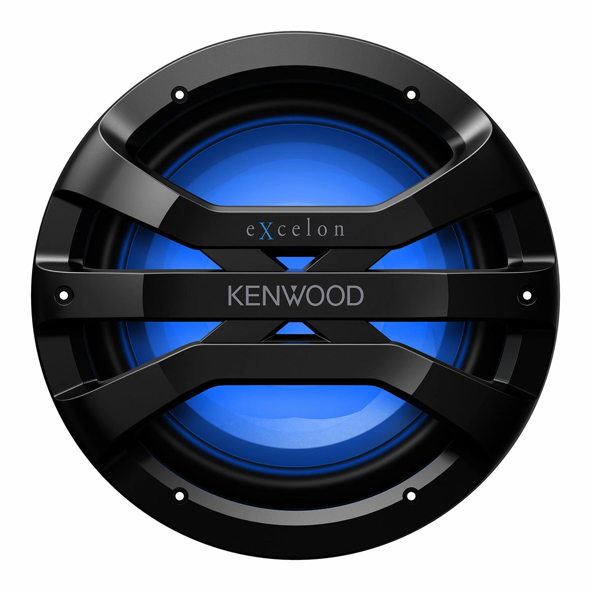 Kenwood XM1041BL eXcelon Motorsports 10" All-Weather Outdoor Subwoofer with Adjustable Lighting - Each (Black)