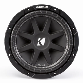 Kicker 43C104 Comp 10" 150-Watt 4-Ohm Subwoofer Closed Back Headphones,Noise-isolating Headphones,Sealed Cans