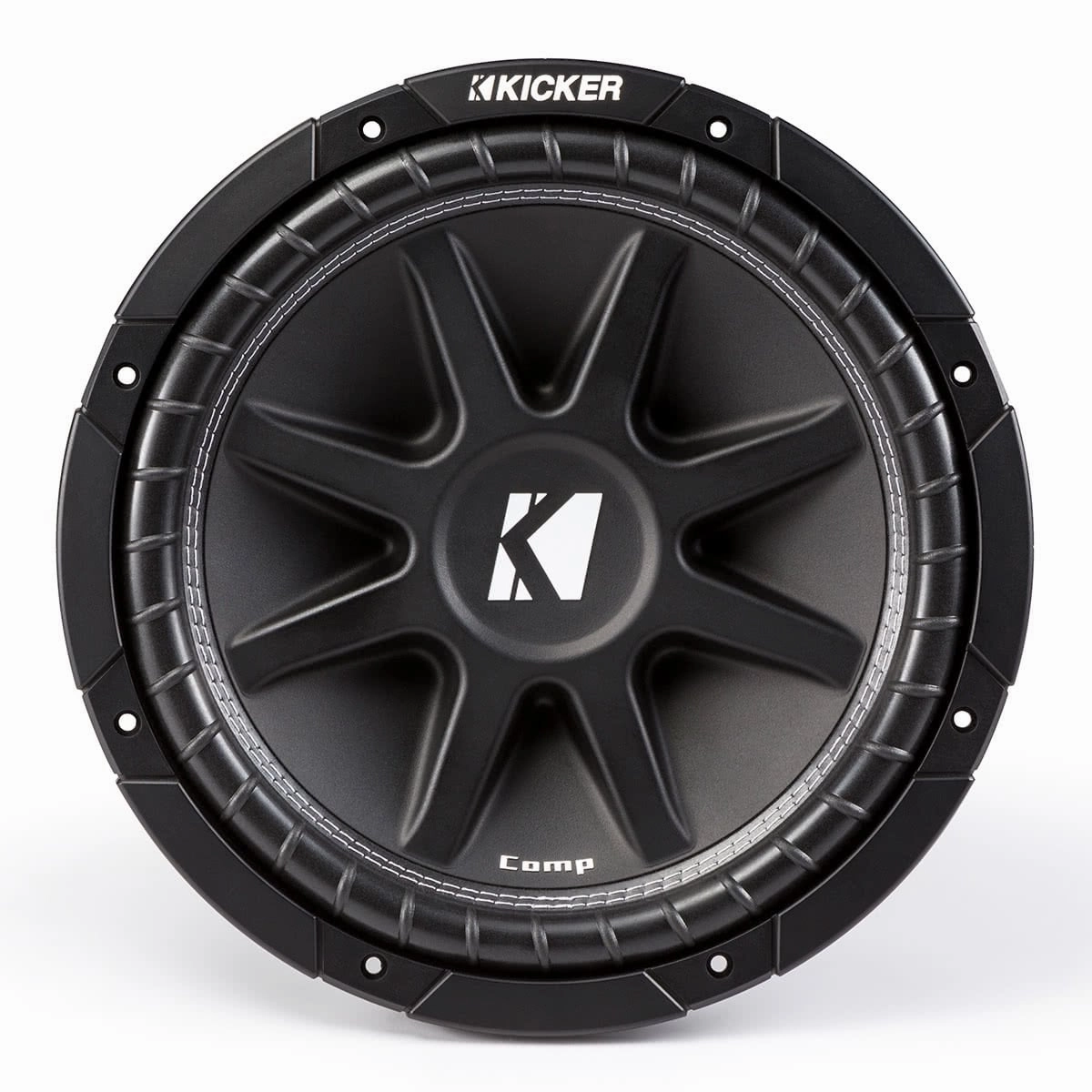 Kicker 43C124 Comp 12" 150-Watt 4-Ohm Subwoofer Closed Back Headphones,Noise-isolating Headphones,Sealed Cans