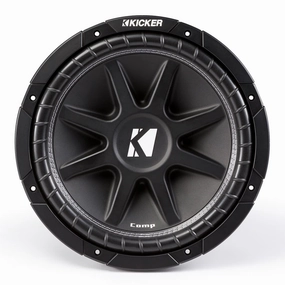 Kicker 43C124 Comp 12" 150-Watt 4-Ohm Subwoofer Closed Back Headphones,Noise-isolating Headphones,Sealed Cans
